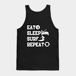 Eat Sleep Surf Repeat Tank Top